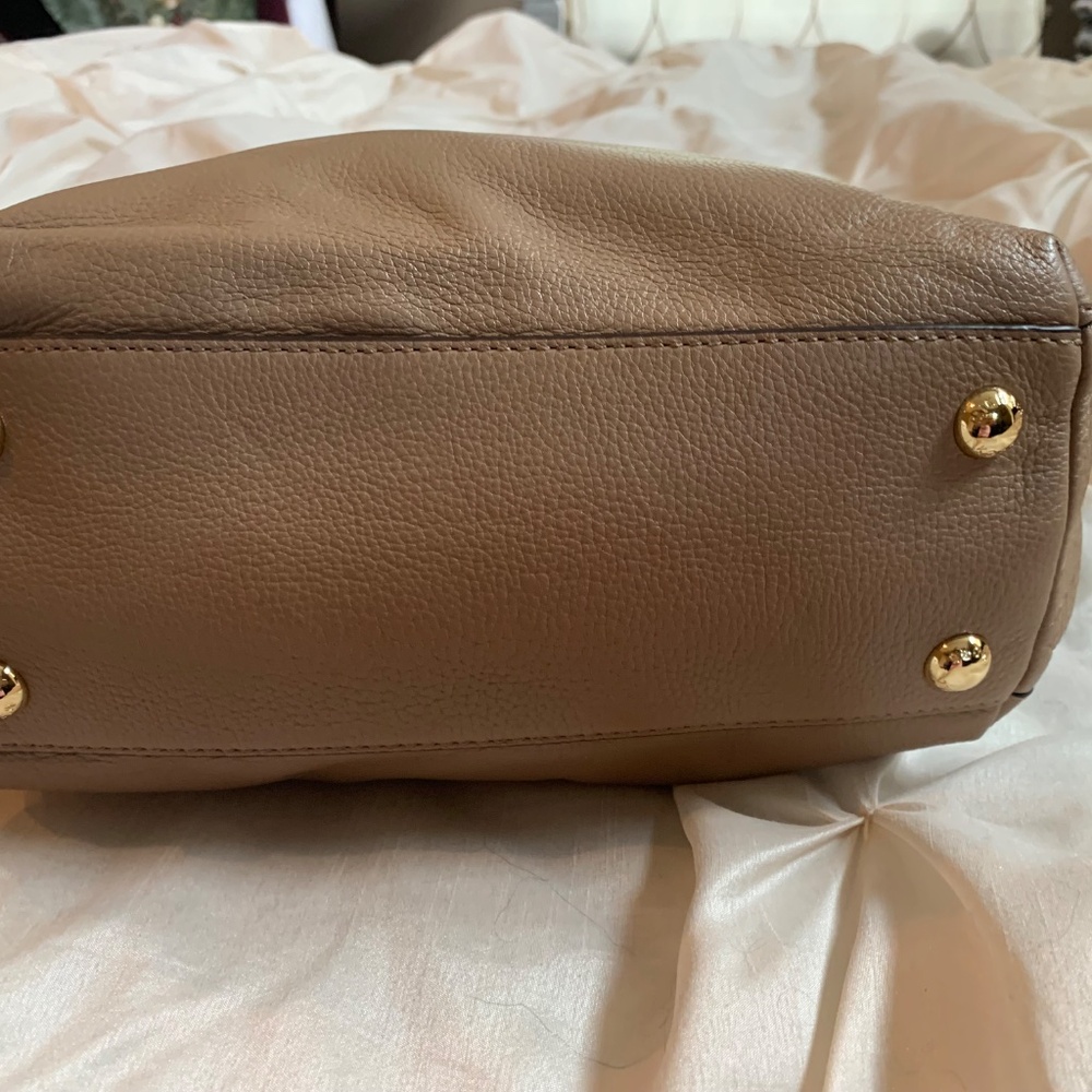 Michael Kors Tan Leather Satchel Handbag - Picture 5 of 9